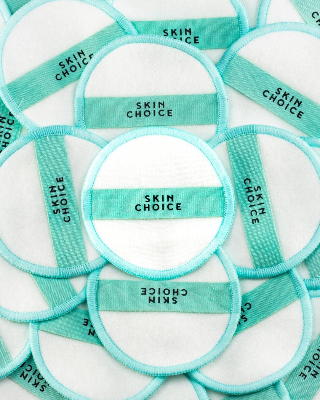Reusable Cotton Rounds with Mesh Pouch - Skin Choice